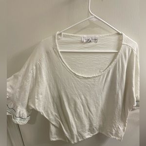 French Laundry white womens shirt
